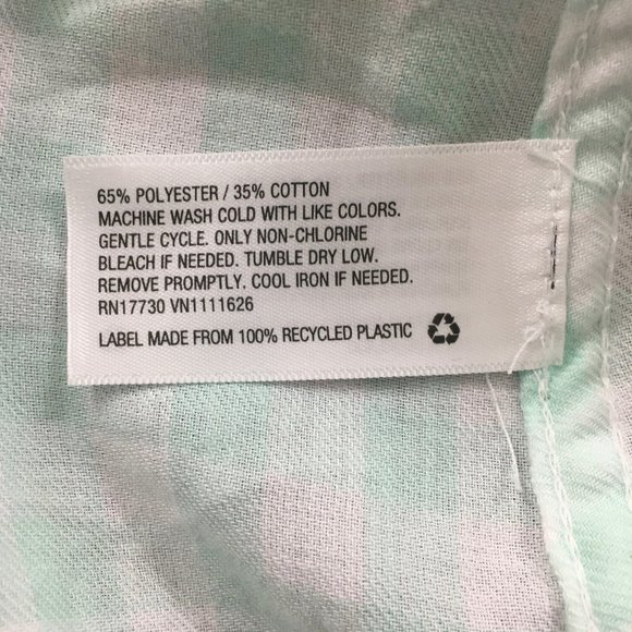 Isabel Maternity Top L Green & White Checked Cotton Blend Long Sleeve Pullover - Picture 7 of 8